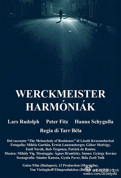 鲸鱼马戏团 Werckmeister harmóniák [2000][剧情 / 悬疑][匈牙利 / 意大利 / 德国 / 法国]