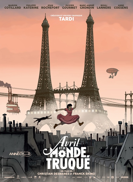 阿薇尔与虚构世界 Avril et le monde truqué [2015][喜剧 / 动画 / 冒险][ 法国 / 比利时 / 加拿大]